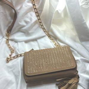 Tan Clutch